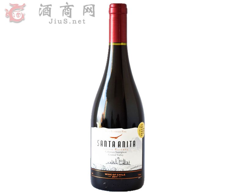 智利精酿圣安妮塔特级珍藏干红葡萄酒