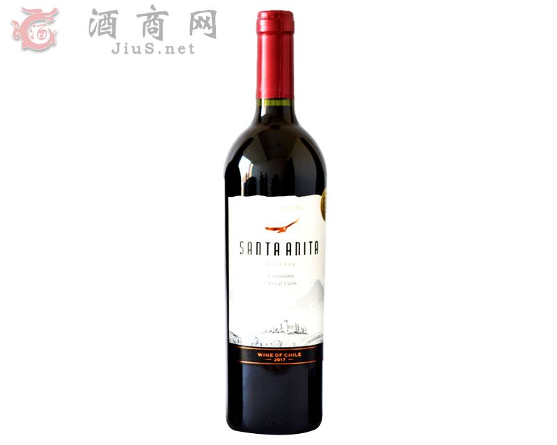 智利精酿圣安妮塔干红葡萄酒14度