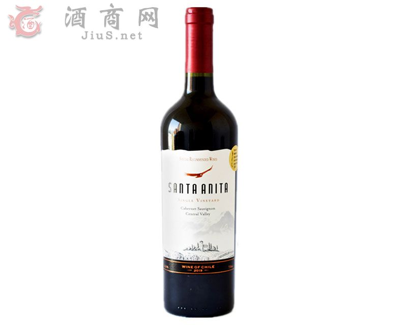 智利精酿圣安妮塔干红葡萄酒13.5度